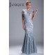 Jana Boutique Grey Lace Dress