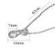 Kelvin Gems Premium Forever Pendant Necklace m/w SWAROVKSI Zirconia