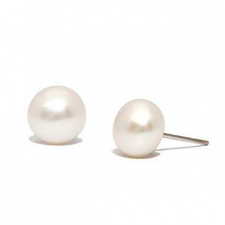 Classic Only You Fresh Water Pearl Stud Earrings Crafted by Angie