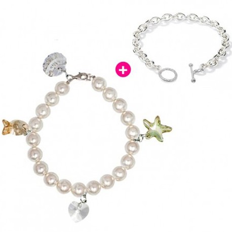 Basic SWAROVSKI Pearl Bracelet Gift Set