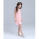 Sweet Spring Pink Lace 2 Piece Girls Party Wear