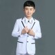Luxury 5Pcs Little Boy/Man Coat Vest Set with Tie- White
