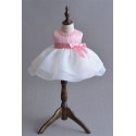 Baby Girl Dress Bowknot Pageant Dress Pink