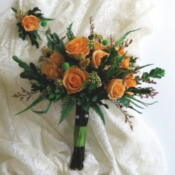 Rustic Blossom Preserved Bridal Bouquet