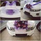 Just Married Personalized Printed Car Plate - Fairytale Romance