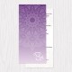 Flower Lace Sketch Flat Cards - 100 pcs (3 Colors)