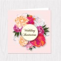 Spring Bouquet Folded Cards - 100 pcs (3 Colors)