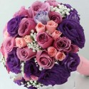 Summerpots Bridal Bouquet - Purple Romance