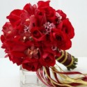 Summerpots Bridal Bouquet - Berry Red