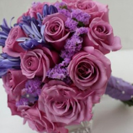 Summerpots Bridal Bouquet - Violet Hawaii