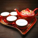 Chinese Tea Pot ( Cha Ju - Long Sheng Si Hai A La Ding )